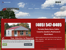 Tablet Screenshot of okstructures.com